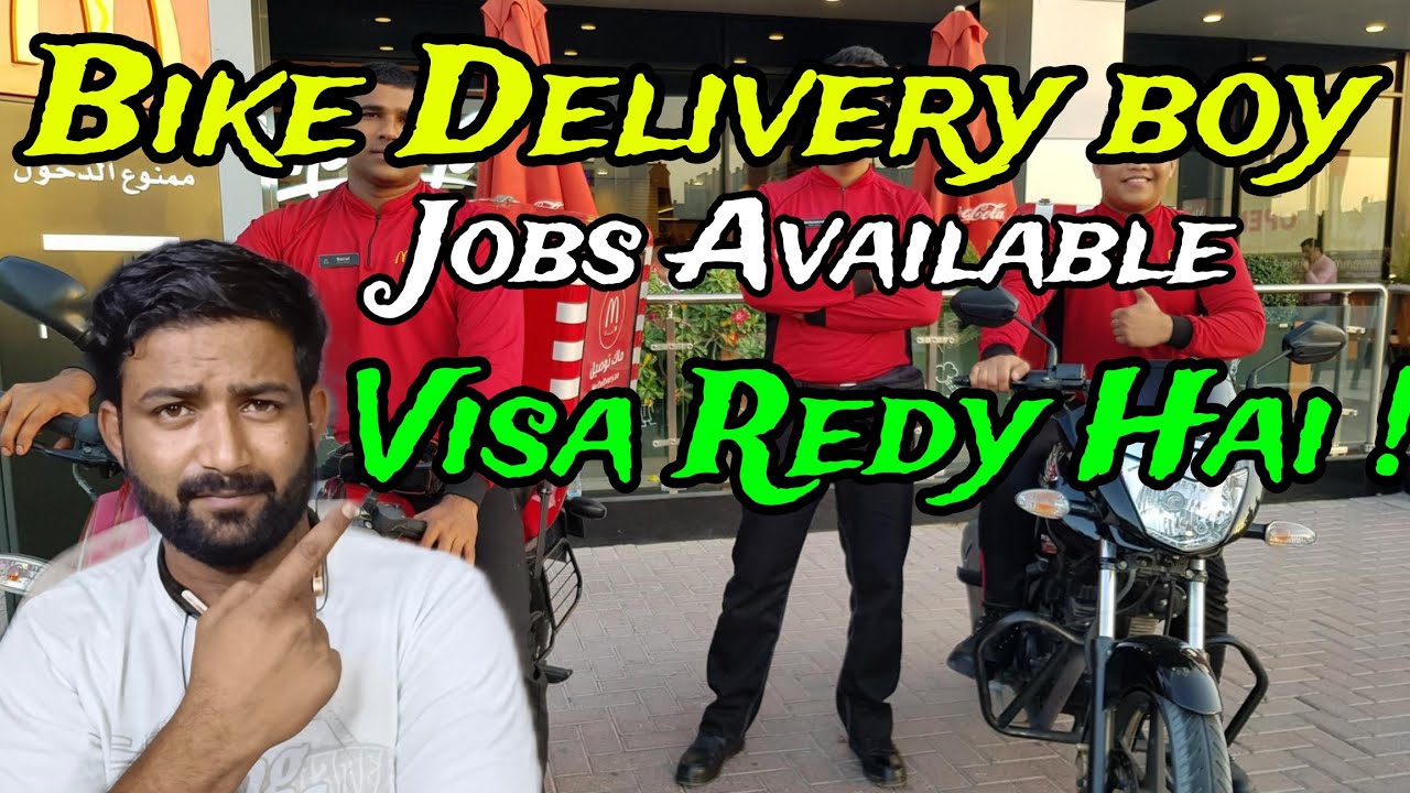 SAUDI BIKE DELIVERY BOY JOBS AVAILABLEVISA READY HAI Saudinewjobs