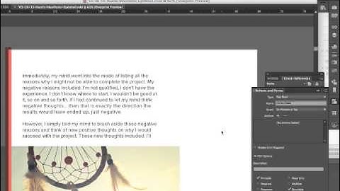 InDesign Tutorial - Fillable Interactive PDFs