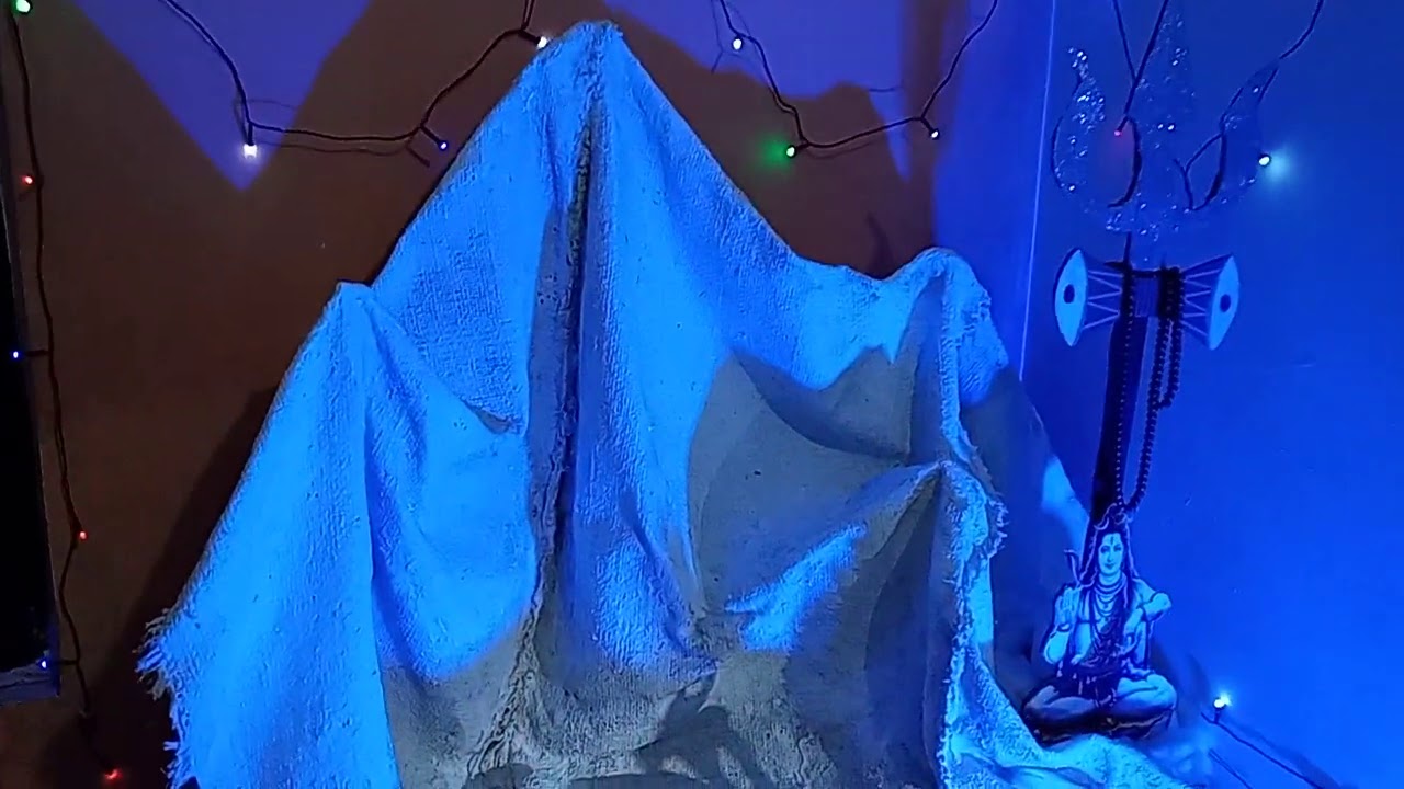 Kailash parvat decoration ganpati bappa 🗻🗻 YouTube