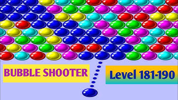Bubble Shooter Level 181-190 by Bubble Shooter Bubble Pop. Androidios Gameplays & Walkthroughs