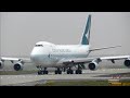 A misty day's Plane Spotting at Frankfurt Airport, FRA | RW18 Spool ups & RW25C Rotations