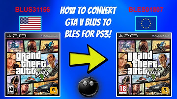How To Convert GTA V BLUS ➪ BLES + How To Install/Update 1.27 (CFW/HEN)