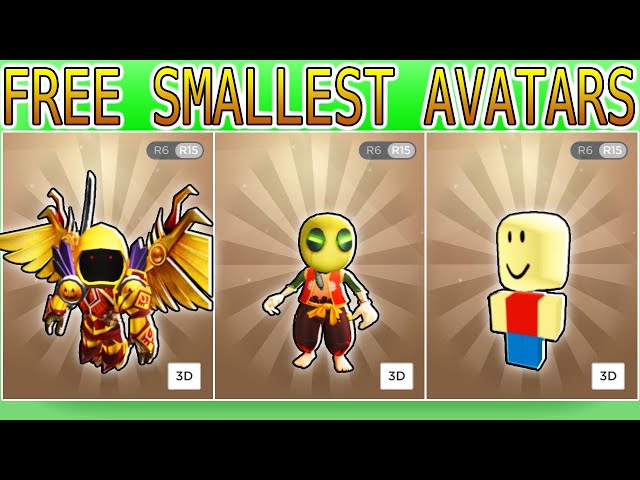 smallest avatar roblox free｜TikTok Search