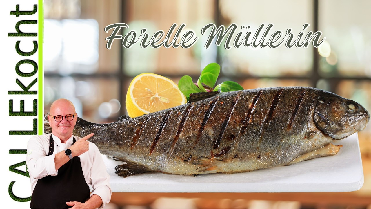 Forelle Müllerin in der Pfanne gebraten – Omas Rezept schnell &amp; Lecker ...