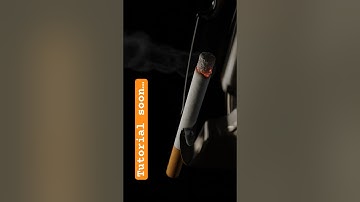 Animated burning cigarette…. #blender #3d #simulation #animation