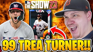 I FINALLY UNLOCK 99 WBC TREA TURNER!! - MLB The Show 23 - Diamond Dynasty
