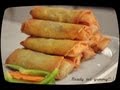 Vegetable spring rolls- سبرينغ رول بالخضار