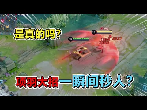 耀哥求真相：项羽大招秒人，伤害比战士高，根本不像坦克！