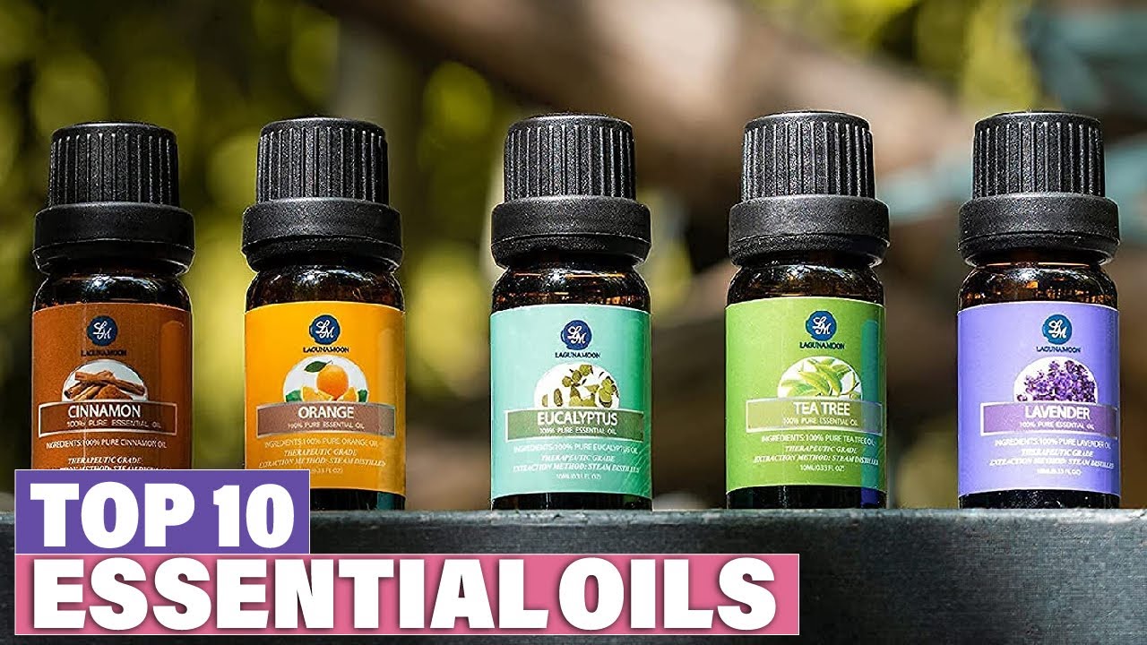 Lagunamoon Premium Essential Oils Set,Top 20 Pure Natural Aromatherapy Oils Rose