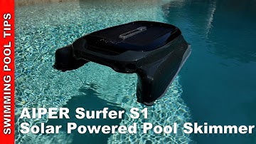AIPER Surfer S1 Solar Powered Robotic Pool Skimmer
