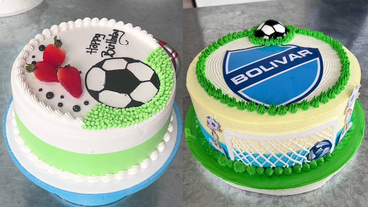 tutorial para decorar pasteles de futbol
