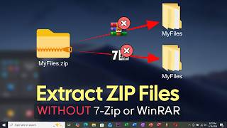 How to Extract ZIP Files Without 7-Zip or WinRAR screenshot 3