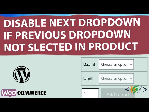 How to Disable Next Attribute Dropdowns If Attribute Is Not Selected in Variable Product WooCommerce