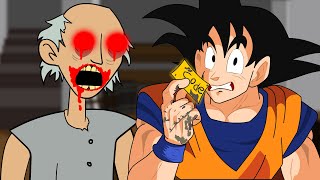 GRANNY THE HORROR GAME ANIMATION COMPILATION #16 : GOKU Vs Scary Granny and Evil Nun