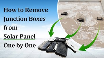 Solar Panel Junction-Box Removing Machine: Automated Position Recognition