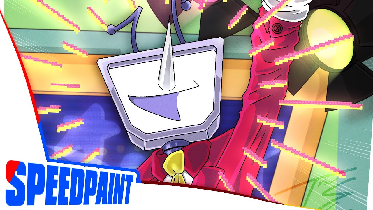 TENNA!! !! I LOVE TV!! !! || Deltarune Speedpaint