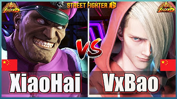 Street Fighter 6 🔥XiaoHai (M Bison)  Vs  Vxbao (ED) 🔥Best Room Match🔥FightingGameWorldX