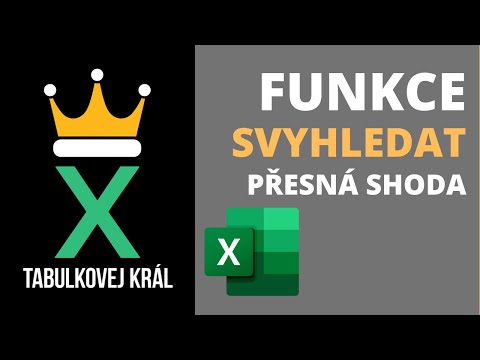 Nejpoužívanější funkce SVYHLEDAT návod pro úplné začátečníky – přesná shoda| Excel 365 Tutorial