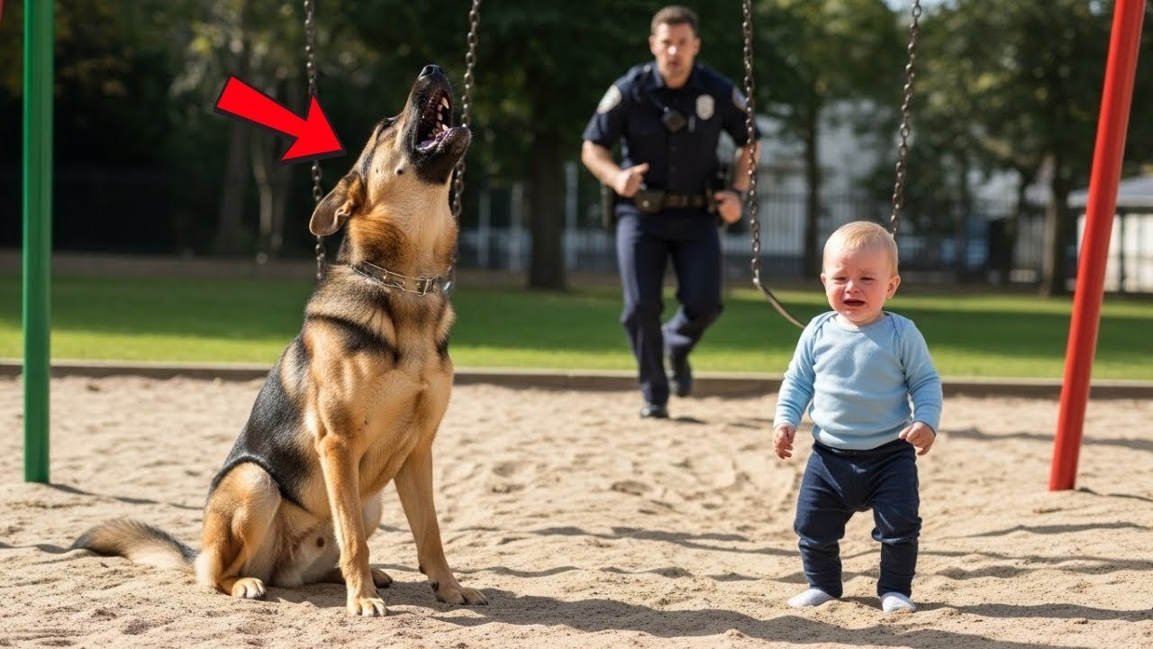 German Shepherd Weeping in a Silent Park — What the Little Boy Did Next Will Leave You Speechless