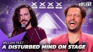 WILLIAM PILET Shows France's Got Talent, one more time, what is in his Mind - France's Got Talent