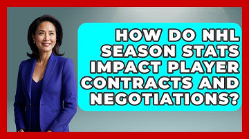 How Do NHL Season Stats Impact Player Contracts and Negotiations? - Puck Stats Central