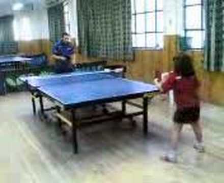 Table Tennis Training- Malak Mounir with Capt Moh ...