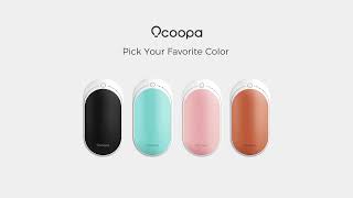 Ocoopa Rechargeable Hand Warmer and Power Bank 5200mAh - Heats In 10 Seconds!