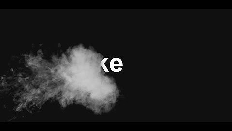 How to Make Smoke Text Reveal Animation intro| Video editing | Vegas Pro