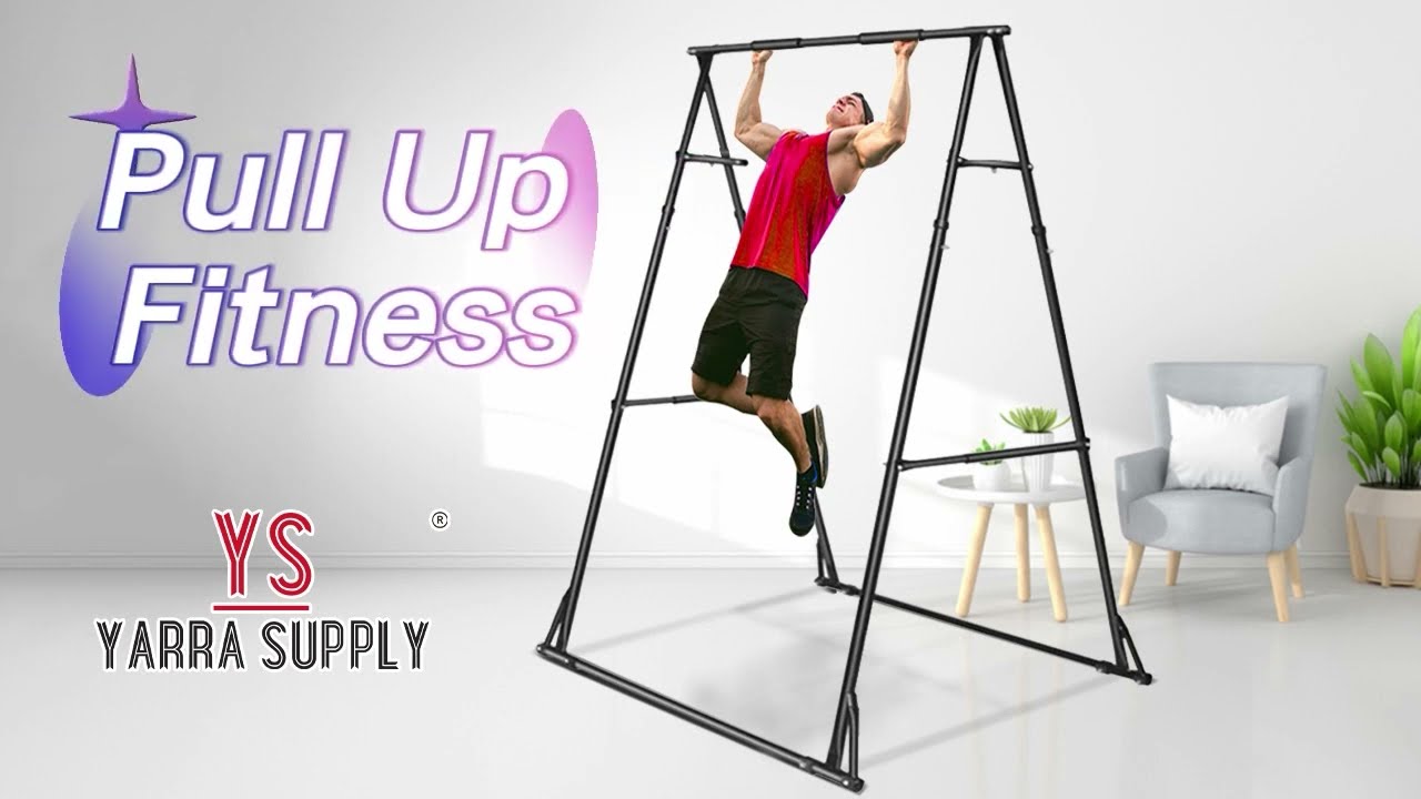 How to Set Up the Foldable Pull-Up Bar Station | Adjustable Aerial Yoga & Trapeze Stand