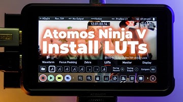 Step-by-Step LUT Installation: LOG Color Preview & Burnin on Atomos Ninja V | Complete Tutorial