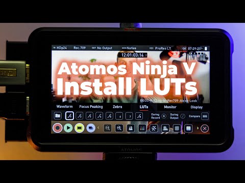 How To Import LUTs on Atomos Shinobi 