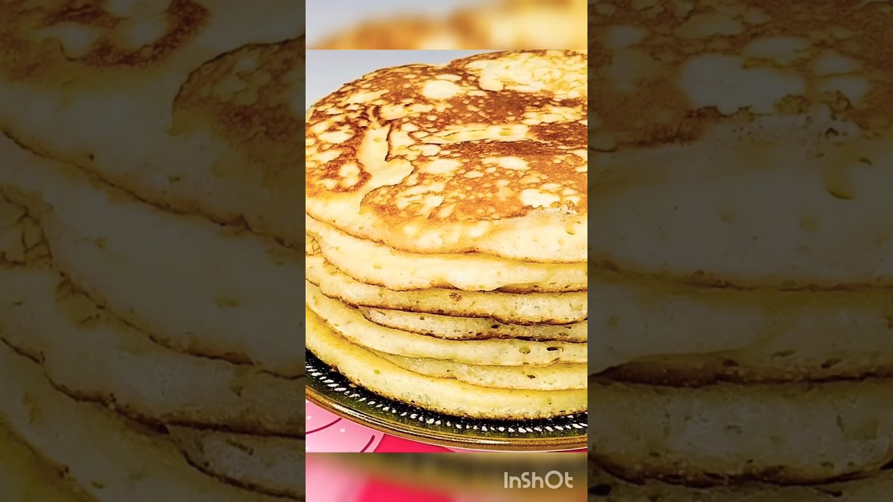 Пышные дрожжевые блины на молоке и манке🥞🥞 #блины #блинырецепт #масленица
