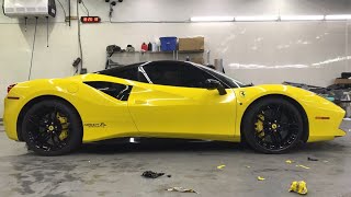 Ferrari 488 gtb all wrapped up. www.ckwrapstoronto.com certified
training visit www.vvividhq.com instagram @ckwraps
@newconceptautosalon