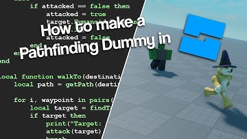 How to make a PATHFINDING AI in ROBLOX STUDIO!