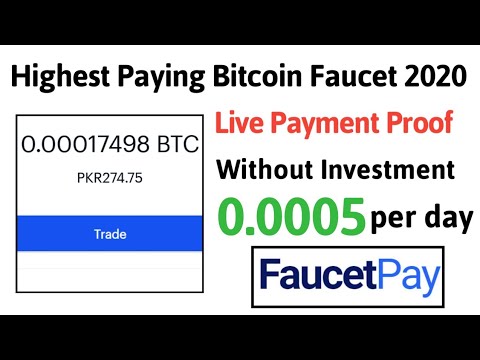 highest instant paying bitcoin faucets