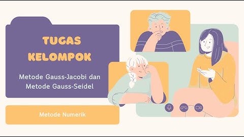 Metode Gauss-Jacobian dan Metode Gauss-Seidel pada Aplikasi Ms. Excel (Metode Numerik) - Kelompok 3