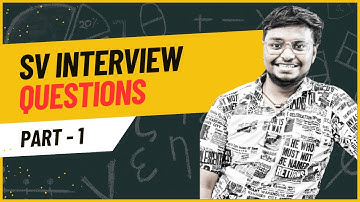 SV Interview Question & Answer 2025 | Top System Verilog Verification Interview Prep #systemverilog