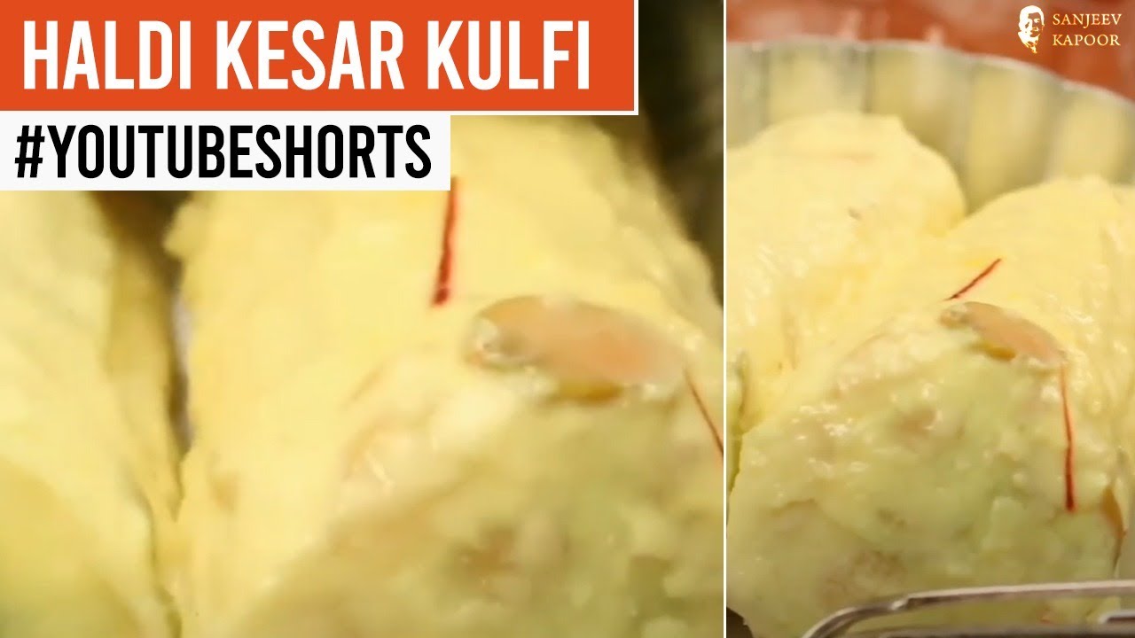 Haldi Kesar Kulfi | #Shorts | Sanjeev Kapoor Khazana | Sanjeev Kapoor Khazana  | TedhiKheer