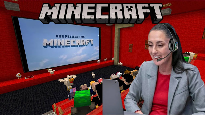 Claudia Sheinbaum Ve Minecraft La Pelicula