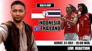 🔴 INDONESIA vs THAILAND, SEA V-CUP WOMEN 2026 LIVE REACTION