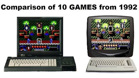 COMMODORE 64 and AMSTRAD CPC time travel 1984-1993 part 9/10 : Comparison of 10 GAMES from 1992