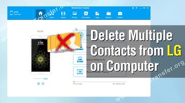 Merge Duplicate Contacts | How to Delete Multiple Contacts from LG Phone on Computer