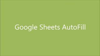 Google Forms Autofill a Series