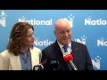 Luxon and Willis speak to media following conference