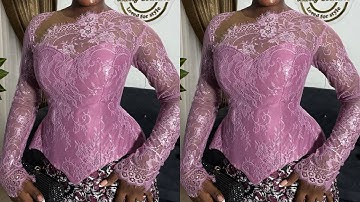 How to Cut this Bustier Blouse with a Stylish Yoke (detailed tutorial)