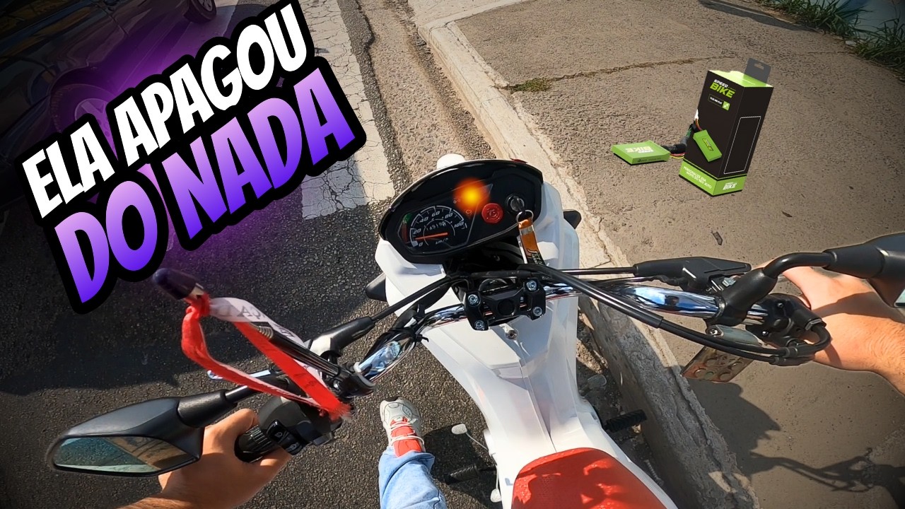 TESTEI O SPEED BIKE NA POP 110… E DEU RUIM! 😳
