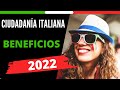 CIUDADANÍA ITALIANA BENEFICIOS 👍 ✅ 🔟 VENTAJAS + 1️ CONSEJO