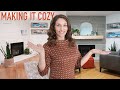 Fireplace Before and After to Create a Reading Nook DIY