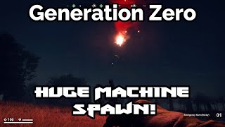 Generation Zero - HUGE Machine spawn