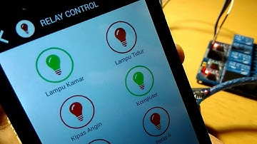 Arduino ESP8266 IoT : Relay Control Internet
